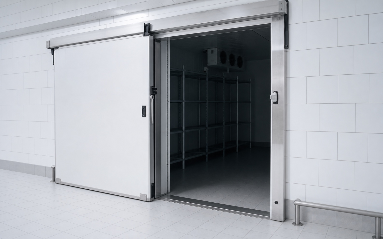 Food-grade coldstore insulated door